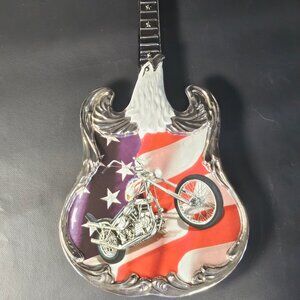 "Born To Be Free" First Issue Bradford Exchange Guitar Porcelain Plate 2006